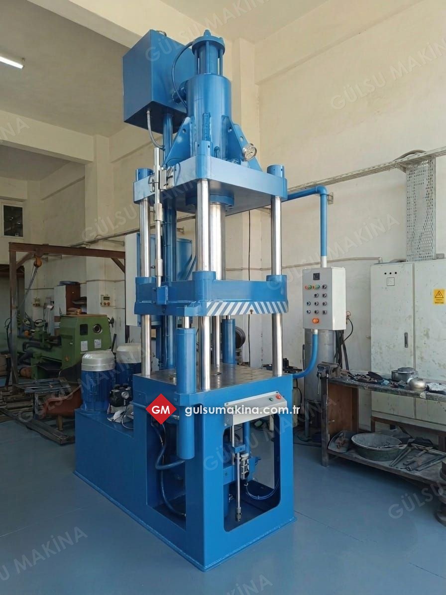 110 ton presin boyanmış ve tamamlanmış hali