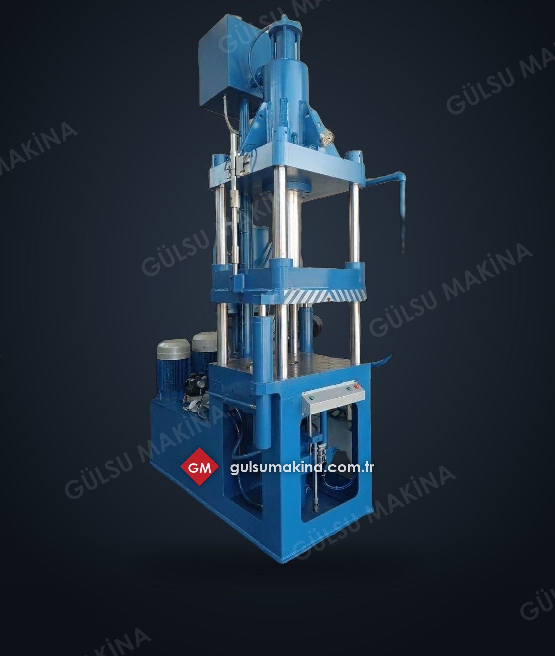 Gülsu Makina 110 ton tam otomatik alttan sıvama presi, stüdyo görünümü